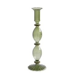 Sale GLASS Cambridge Beryl 10" Candlestick Holder Set of 2 (Green and Gold) GLASS Cambridge|View All Glass