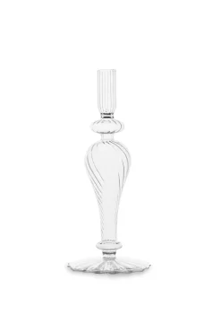 Hot GLASS Cambridge Daphne 8.5" Candlestick Holder Set of 2 (Clear) GLASS Cambridge|Candlestick Holders