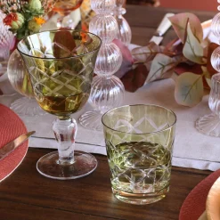 GLASS Carved Wine Set of 6 (Multi) View All Glass|Glass