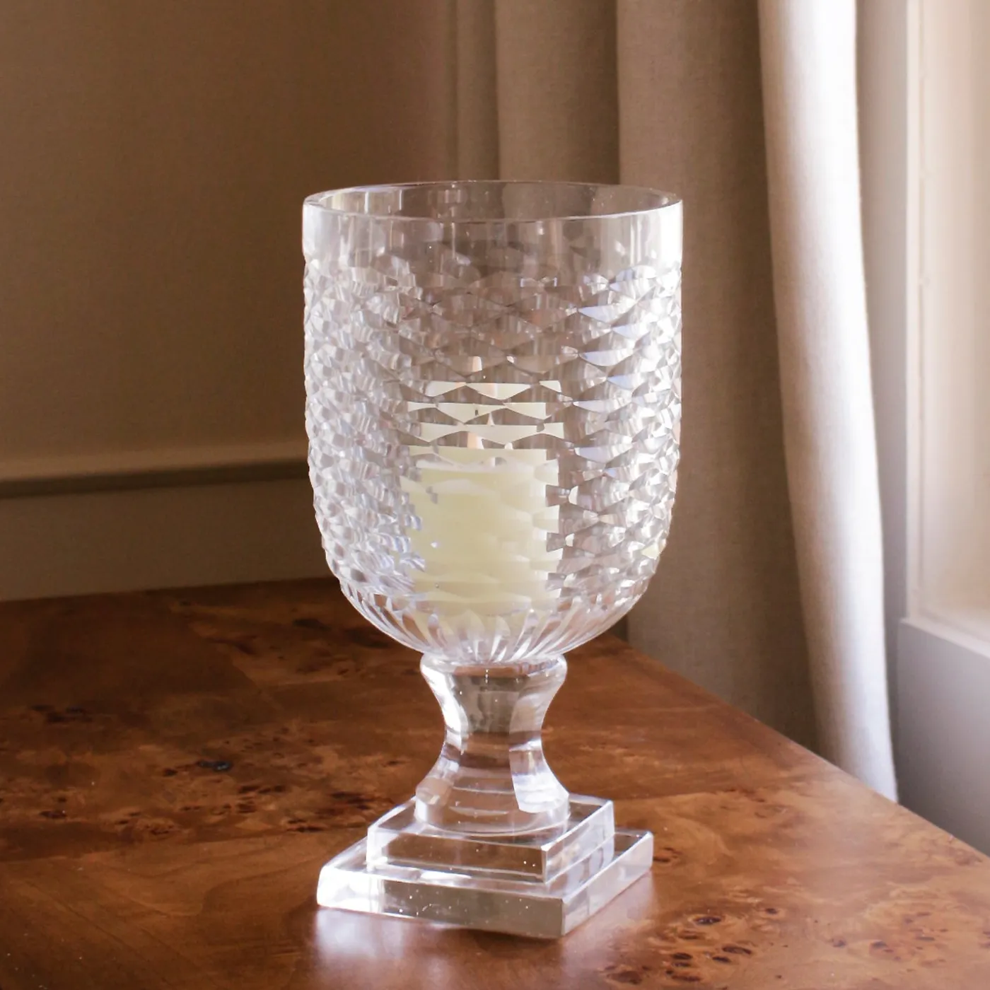 GLASS Eclat Small Hurricane Clear Hurricanes|View All Glass