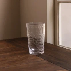 Hot GLASS Fern with Dots Tumbler Set of 4 (Clear) View All Glass|Glass