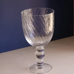 Best GLASS French Swirl All Purpose Set of 4 (Clear) Drinkware|Glassware