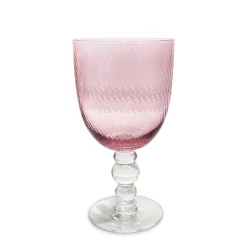 Hot GLASS French Swirl All Purpose Set of 4 (Pink) Drinkware|Glassware