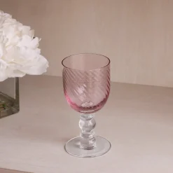 Best GLASS French Swirl Wine Set of 4 (Pink) Glassware|View All Glass
