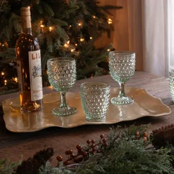 Outlet GLASS Hobnail Double Old Fashioned Set of 4 (Moss Green) View All Glass|Glass