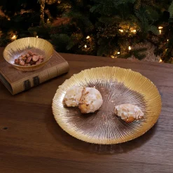 New GLASS Radiant Charger Plate (Clear and Gold) View All Glass|Glass