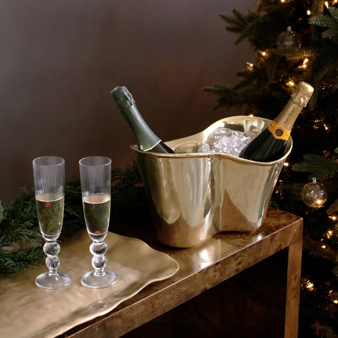 New GLASS Venice Champagne Flute Set of 4 (Clear) View All Glass|Glass