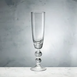 New GLASS Venice Champagne Flute Set of 4 (Clear) View All Glass|Glass