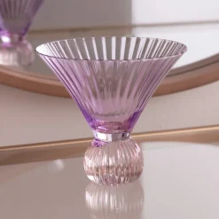 Hot GLASS Venice Martini Set of 4 (Violet and Pink) View All Glass|Glass