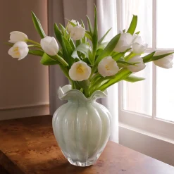 Best GLASS Vento Large Vase Pistachio View All Glass|Glass