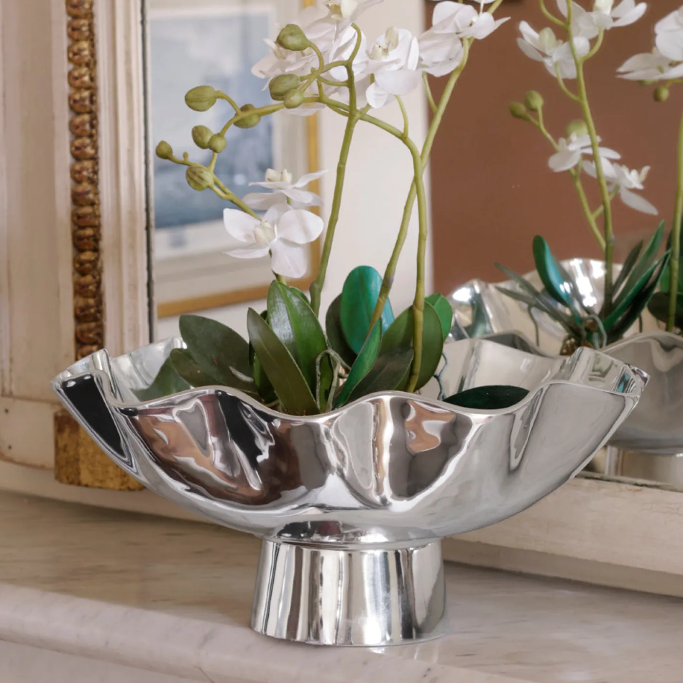 Online PEDESTAL Carola Small Bowl Bowls|Signature Aluminum Metal
