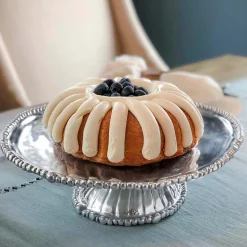 Best PEDESTAL Organic Pearl Nova Round Platter View All Organic Pearl|ORGANIC PEARL Nova