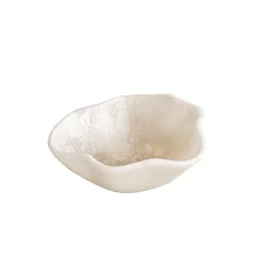 RESIN Alabaster Mini Bowl White Swirl Resin|RESIN Alabaster