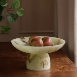 Clearance RESIN Giada Medium Pedestal Jade Swirl Resin|RESIN Giada