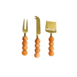 RESIN Sorbet Cheese Set of 3 Tangerine Resin|RESIN Sorbet