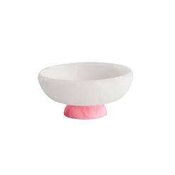 Best RESIN Sorbet Medium Round Bowl with Base Coconut and Raspberry Resin|RESIN Sorbet
