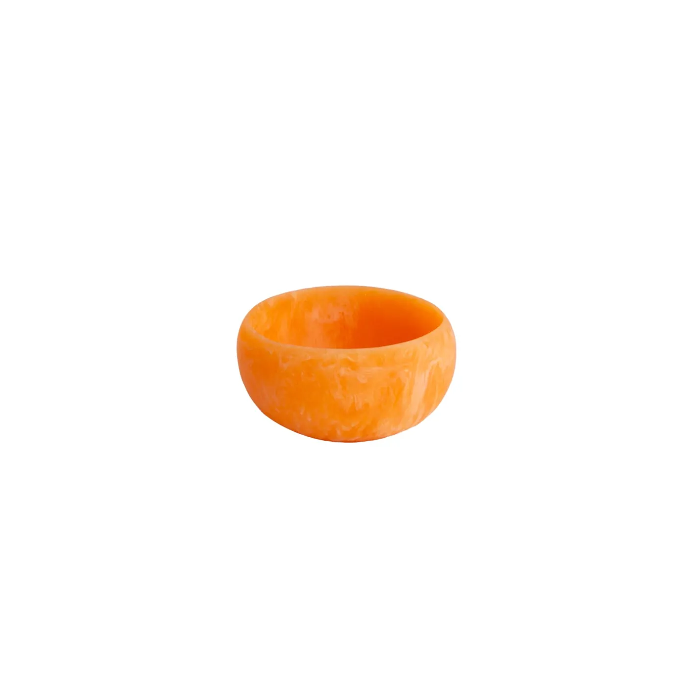 Best RESIN Sorbet Mini Round Bowl Tangerine Resin|RESIN Sorbet