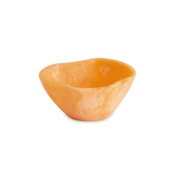 Online RESIN Sorbet Mini Wavy Round Bowl Tangerine Resin|RESIN Sorbet
