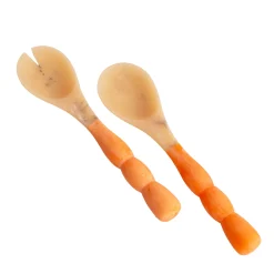 Discount RESIN Sorbet Salad Servers Tangerine Resin|RESIN Sorbet