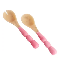 New RESIN Sorbet Salad Servers Raspberry Resin|RESIN Sorbet