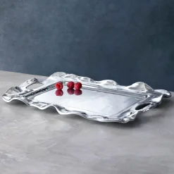 New VENTO Rebecca Medium Rectangular Tray with Handles Trays|Gifts For The Entertainer