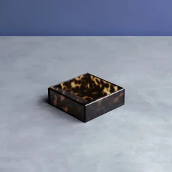 Outlet VIDA Acrylic Tortoise Beverage Napkin Holder View All Vida|Napkin + Guest Towel Boxes