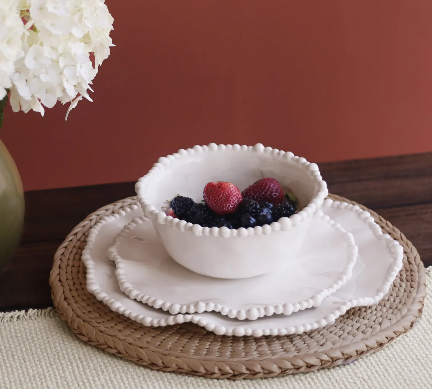 Outlet VIDA Alegria 11" Dinner Plate Set of 4 (White) View All Vida|VIDA Alegria