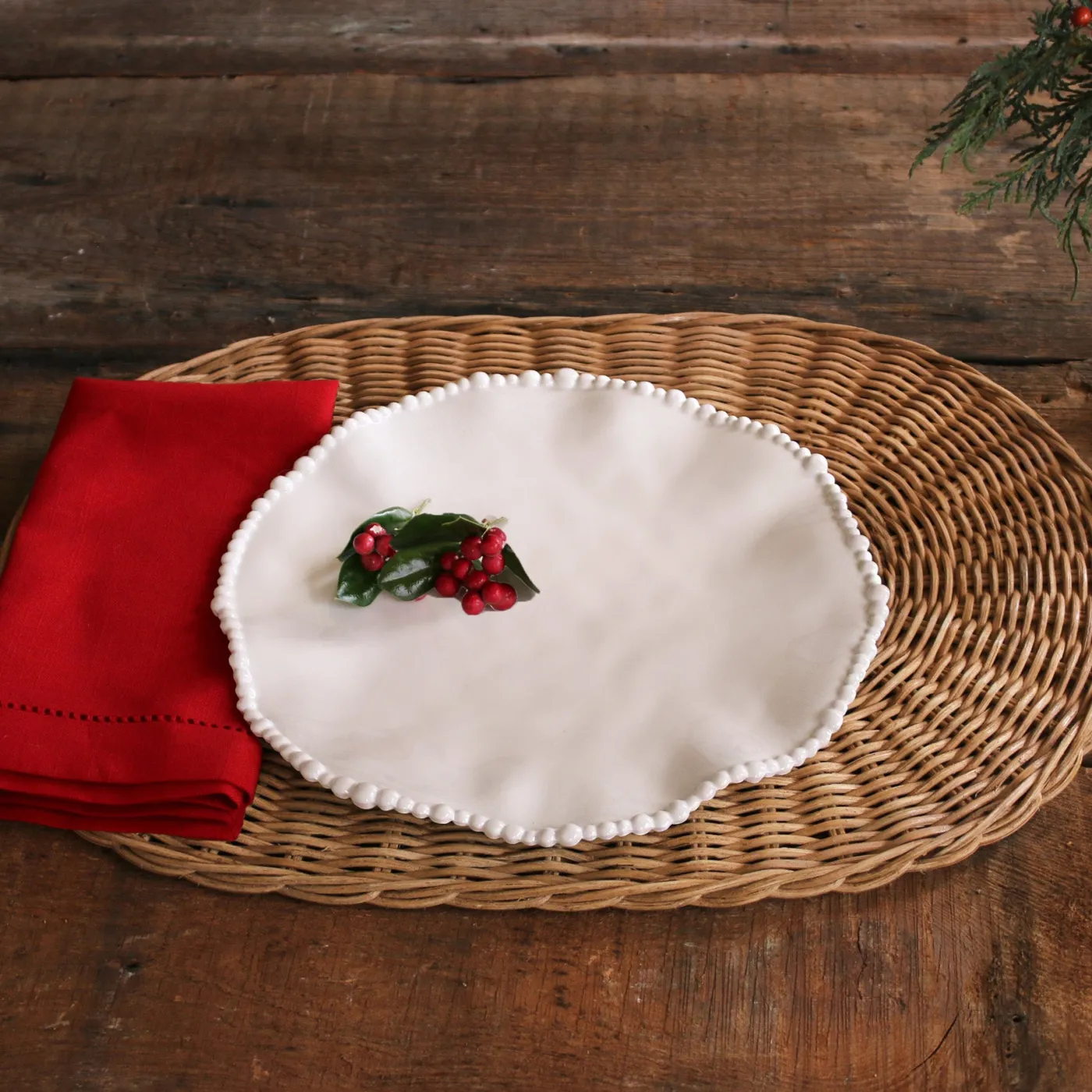 Outlet VIDA Alegria 11" Dinner Plate Set of 4 (White) View All Vida|VIDA Alegria