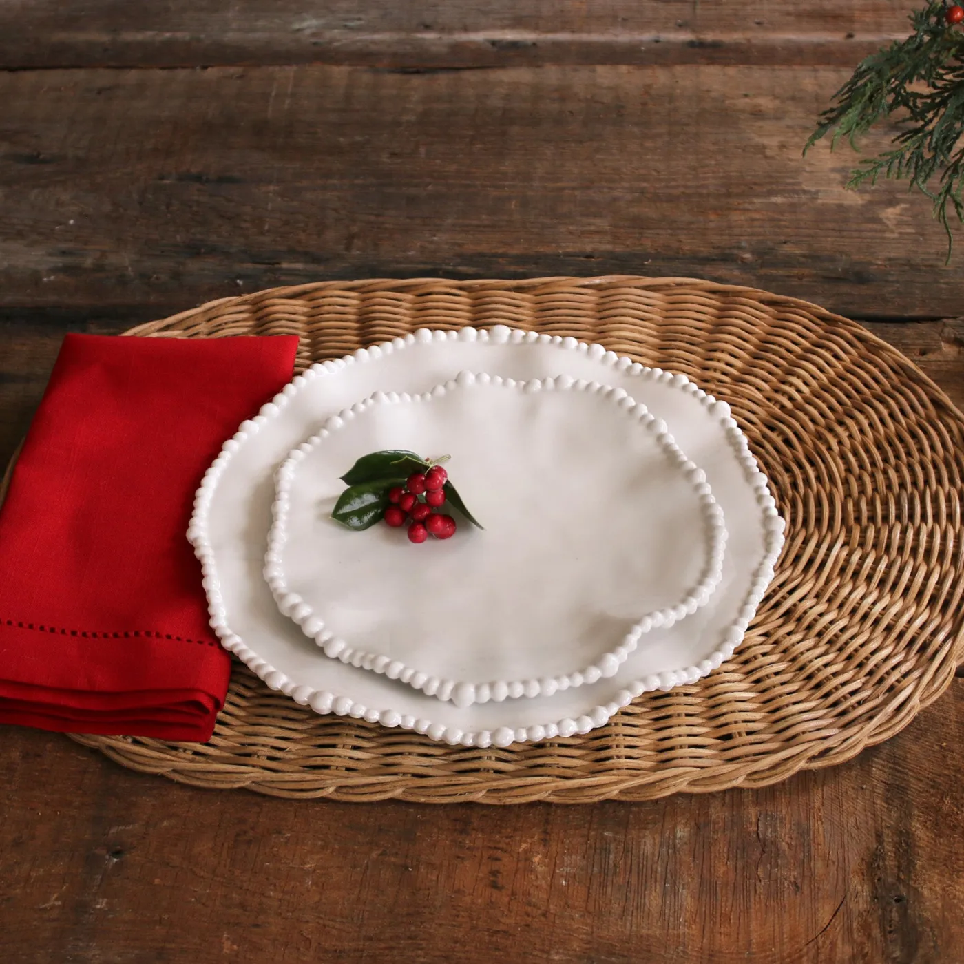 Outlet VIDA Alegria 11" Dinner Plate Set of 4 (White) View All Vida|VIDA Alegria