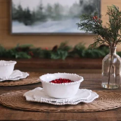 Sale VIDA Alegria Cereal Bowl Set of 4 (White) View All Vida|VIDA Alegria