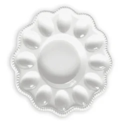 New VIDA Alegria Deviled Egg Platter (White) View All Vida|Platters