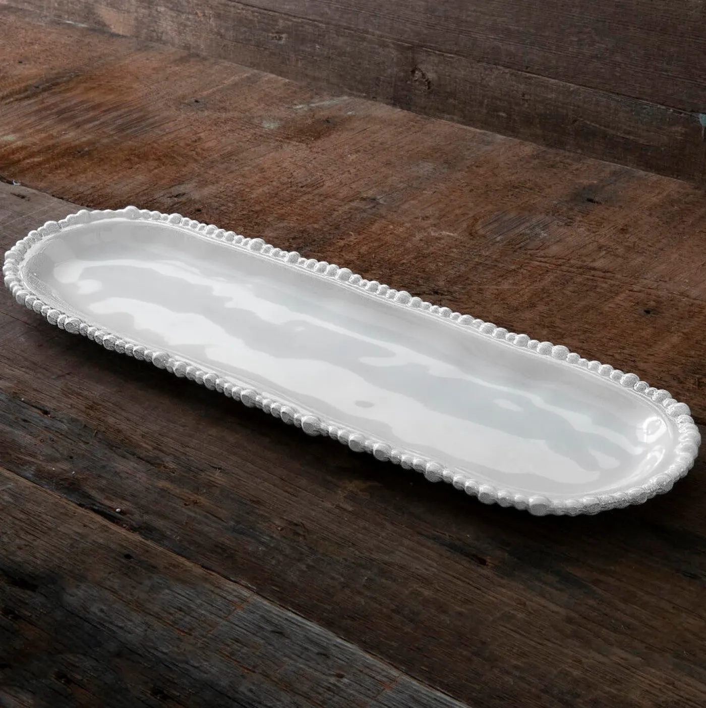 Clearance VIDA Alegria Medium Baguette Platter White View All Vida|VIDA Alegria