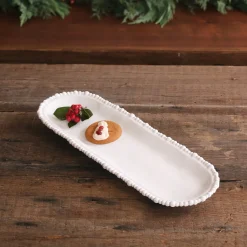 Clearance VIDA Alegria Medium Baguette Platter White View All Vida|VIDA Alegria