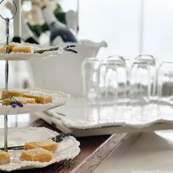 New VIDA Alegria Rectangular Tray with Handles White View All Vida|VIDA Alegria