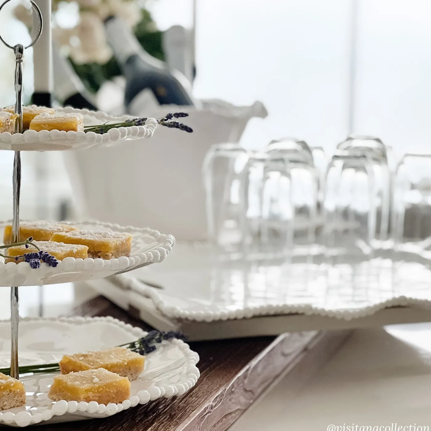 New VIDA Alegria Rectangular Tray with Handles White View All Vida|VIDA Alegria