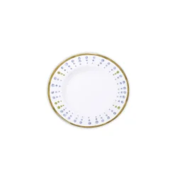 Hot VIDA Athena Salad Plate 9.25" Set of 4 (Blue and Green dots) View All Vida|Dinnerware