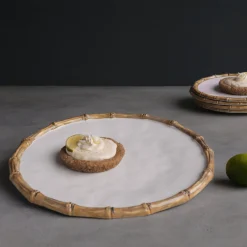 Outlet VIDA Bamboo Baguette Platter (White and Natural) View All Vida|VIDA Bamboo