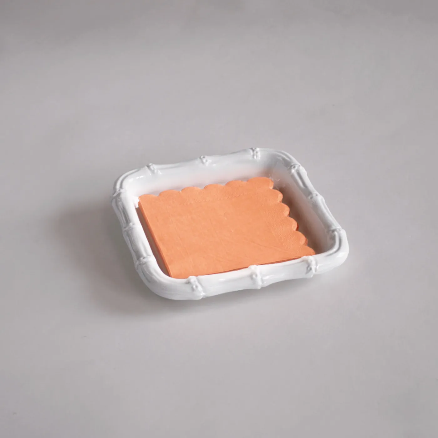 Sale VIDA Bamboo Beverage Napkin Holder (White) GARDEN Bamboo|View All Vida