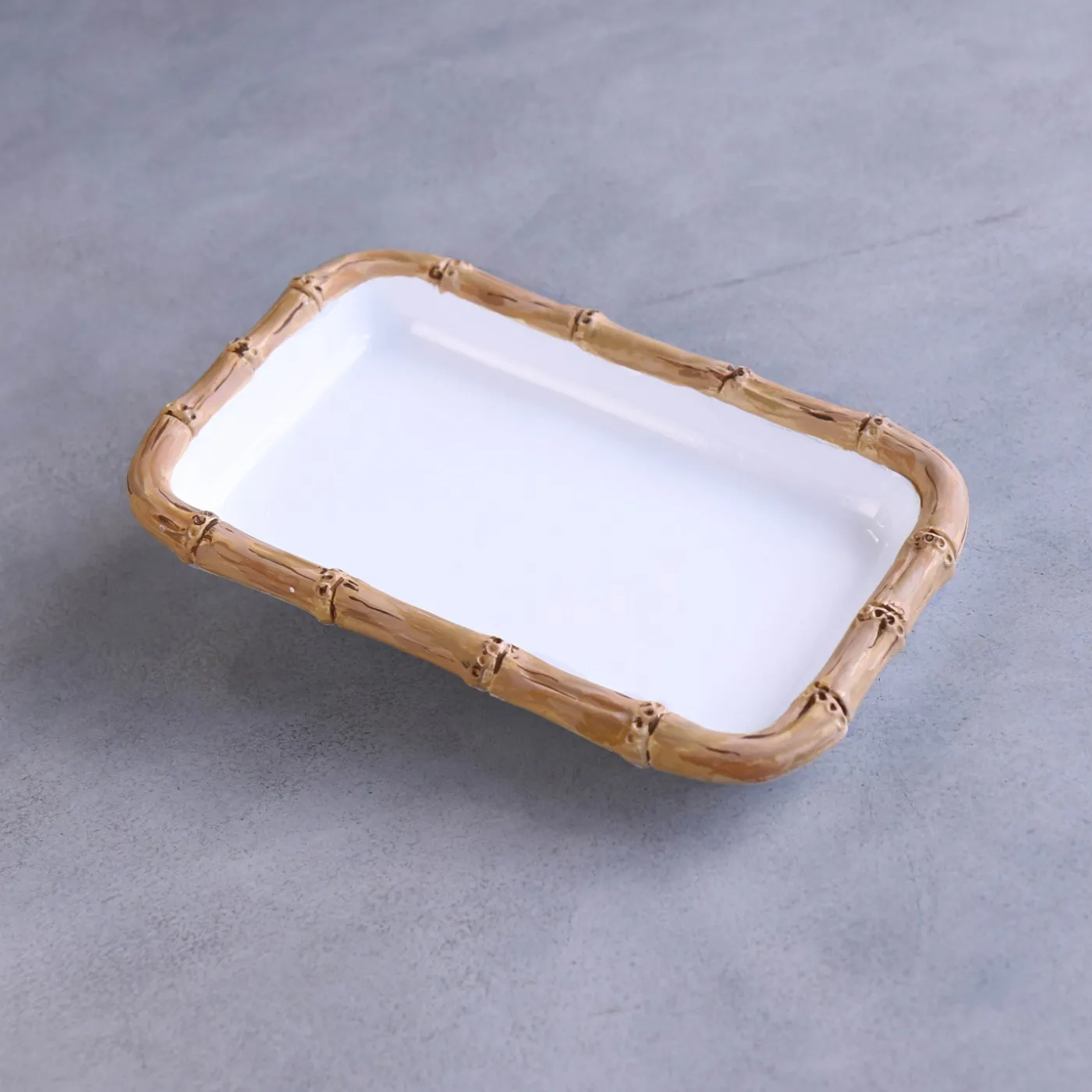 Sale VIDA Bamboo Guest Towel Holder (White and Natural) GARDEN Bamboo|View All Vida