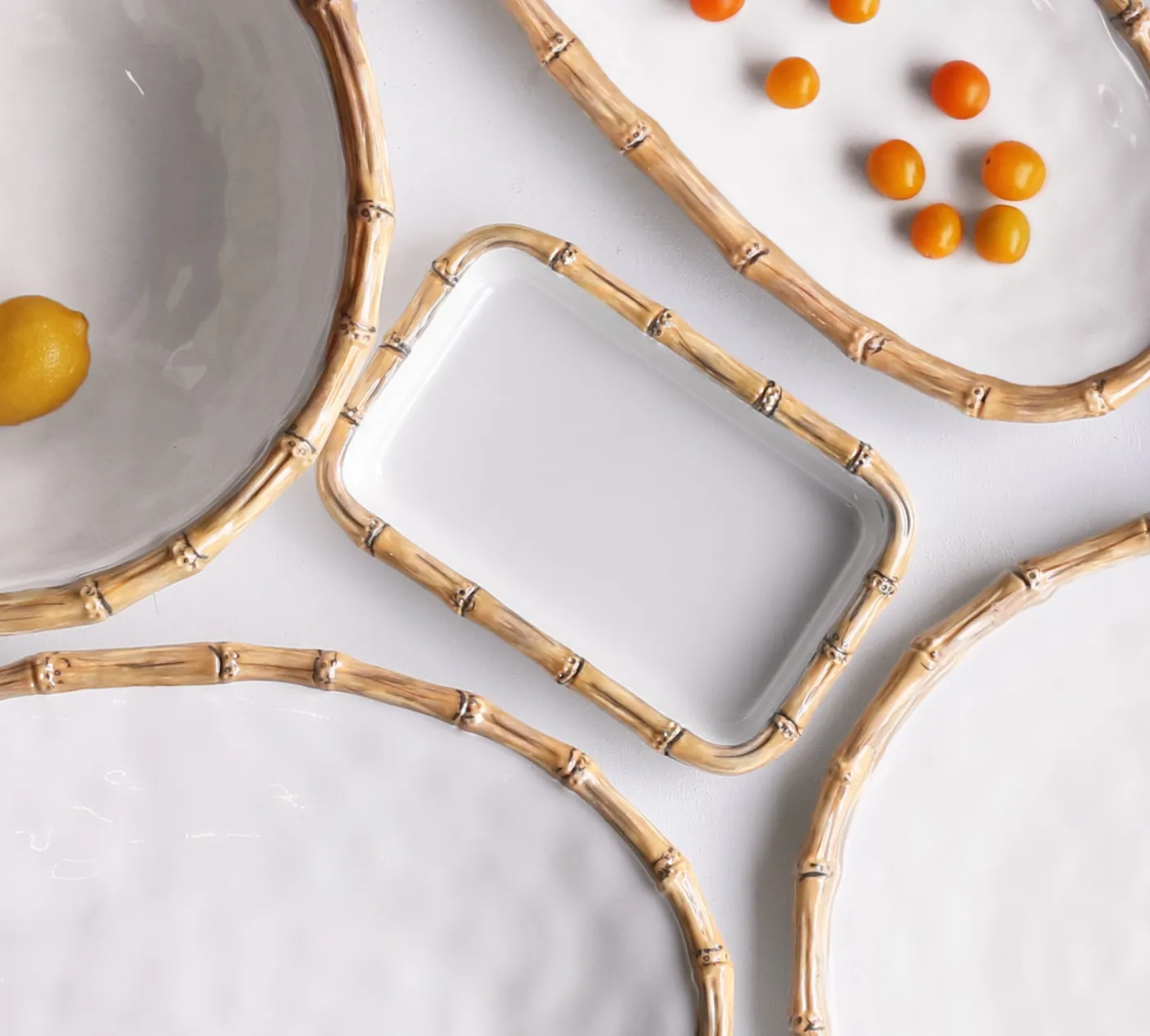 Sale VIDA Bamboo Guest Towel Holder (White and Natural) GARDEN Bamboo|View All Vida