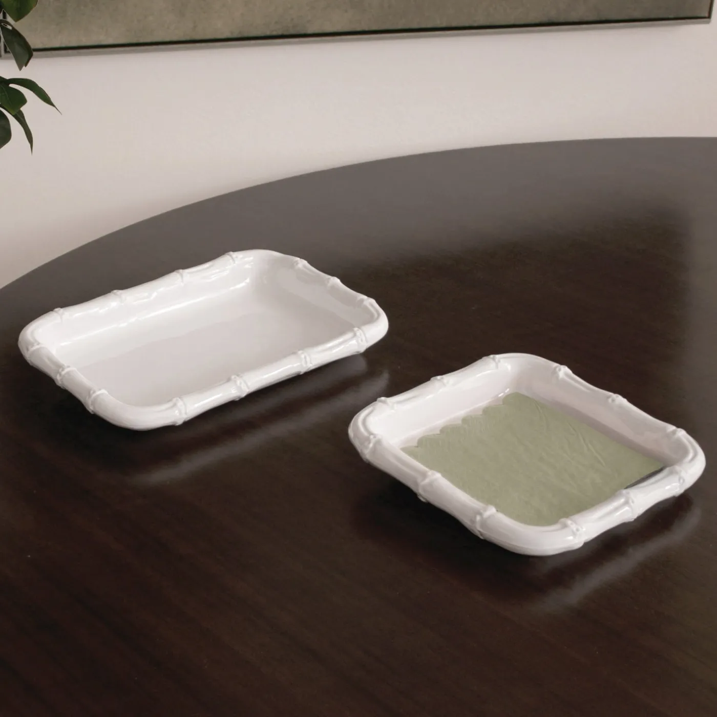 New VIDA Bamboo Guest Towel Holder (White) GARDEN Bamboo|View All Vida