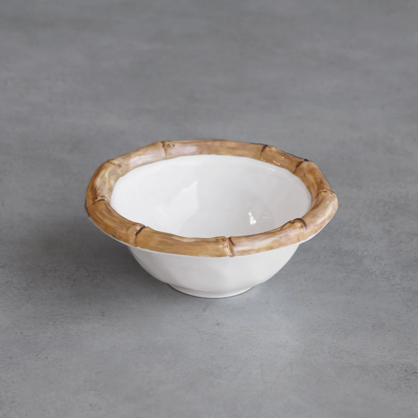 VIDA Bamboo Mini Dip Bowl (White and Natural) View All Vida|VIDA Bamboo