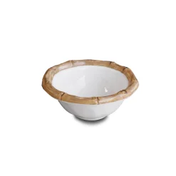 VIDA Bamboo Mini Dip Bowl (White and Natural) View All Vida|VIDA Bamboo