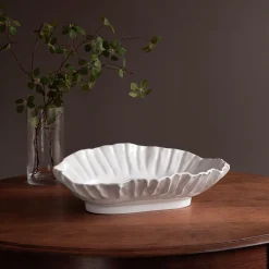 Outlet VIDA Bloom Large Oval Bowl (White) View All Vida|VIDA Bloom