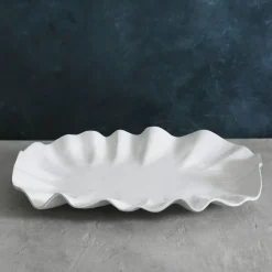 New VIDA Bloom Large Oval Platter (White) View All Vida|VIDA Bloom