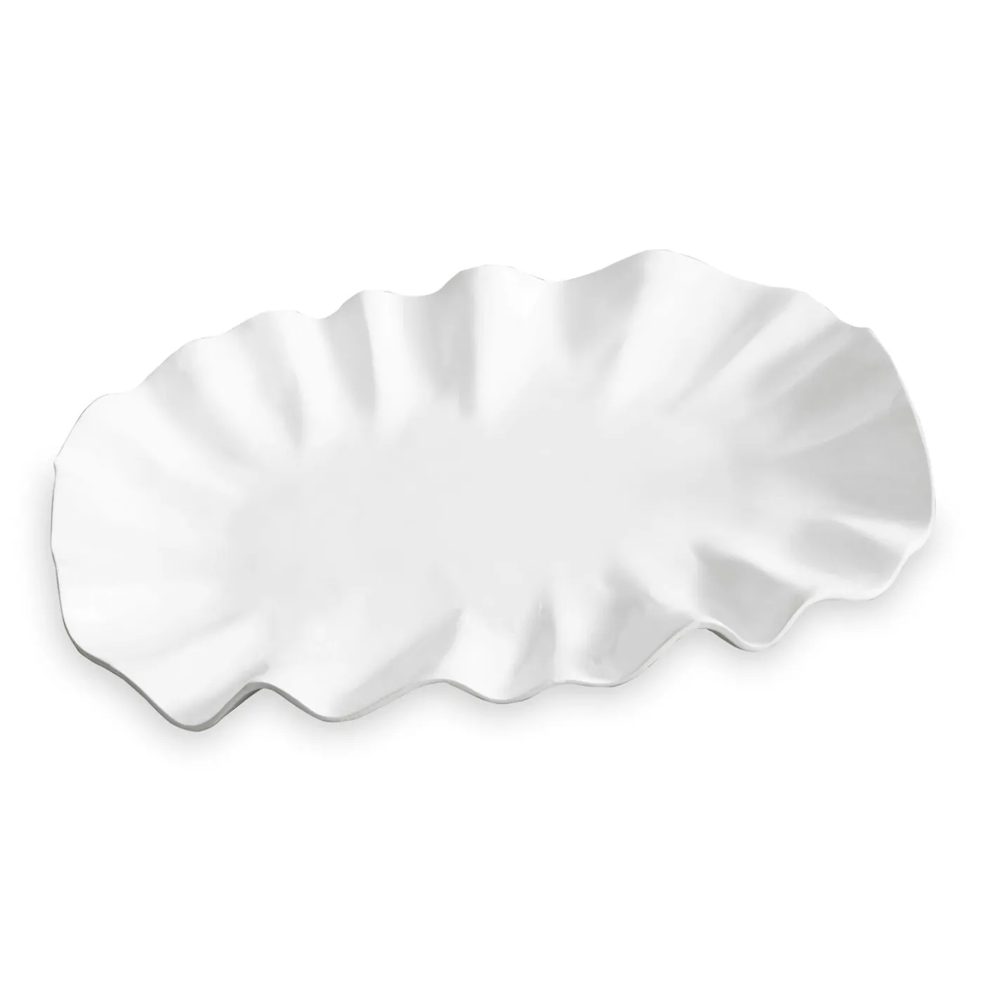 New VIDA Bloom Large Oval Platter (White) View All Vida|VIDA Bloom