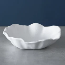Discount VIDA Bloom Medium Wavy Bowl (White) View All Vida|VIDA Bloom