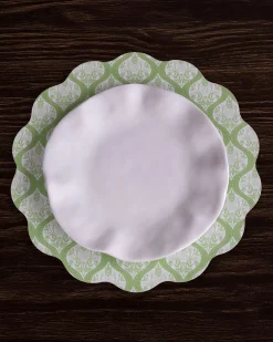 Discount VIDA Blooms & Branches Reversible Round Placemats Set of 4 Periwinkle View All Vida|VIDA Bloom