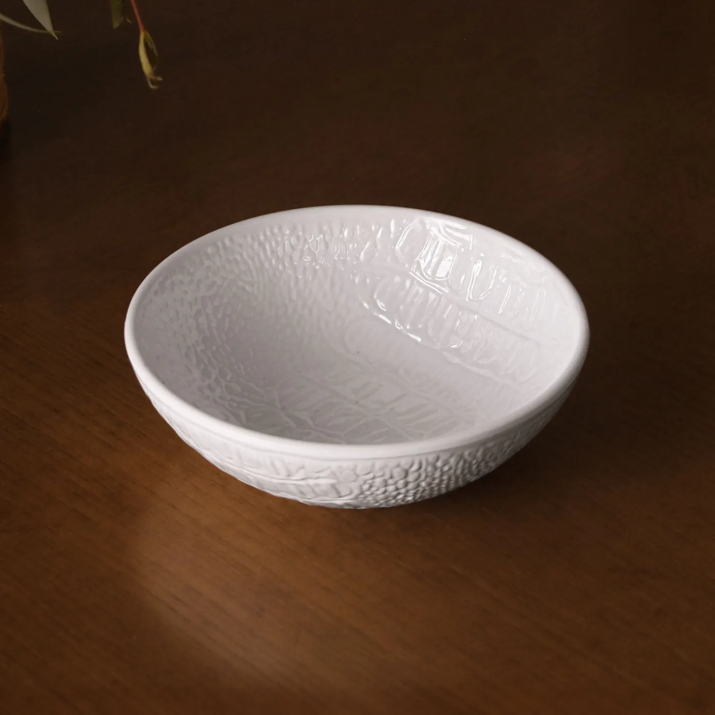 Best VIDA Croc Round Mini Bowl (White) PIELES Croc|View All Vida