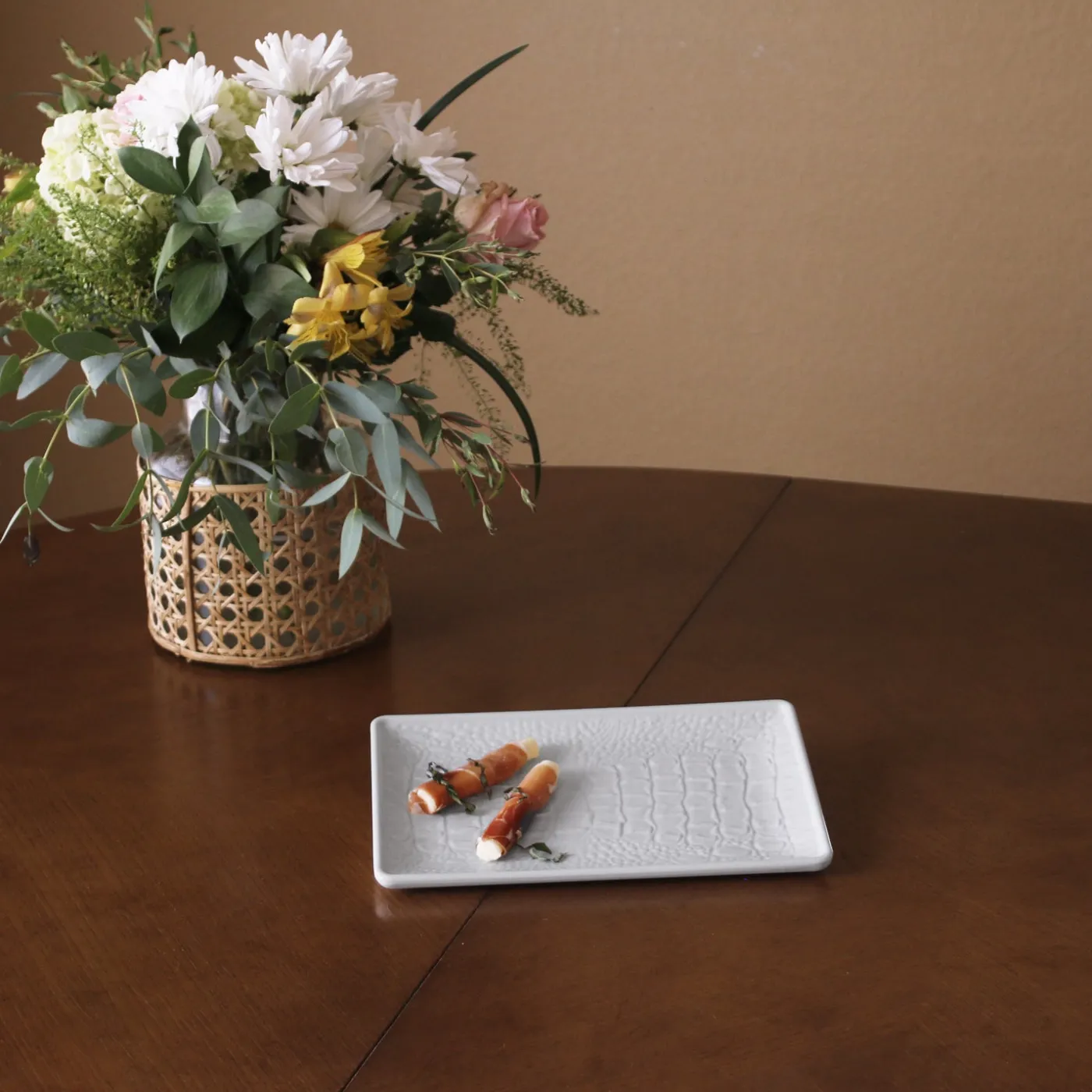 Discount VIDA Croc Small Rectangular Tray (White) PIELES Croc|View All Vida